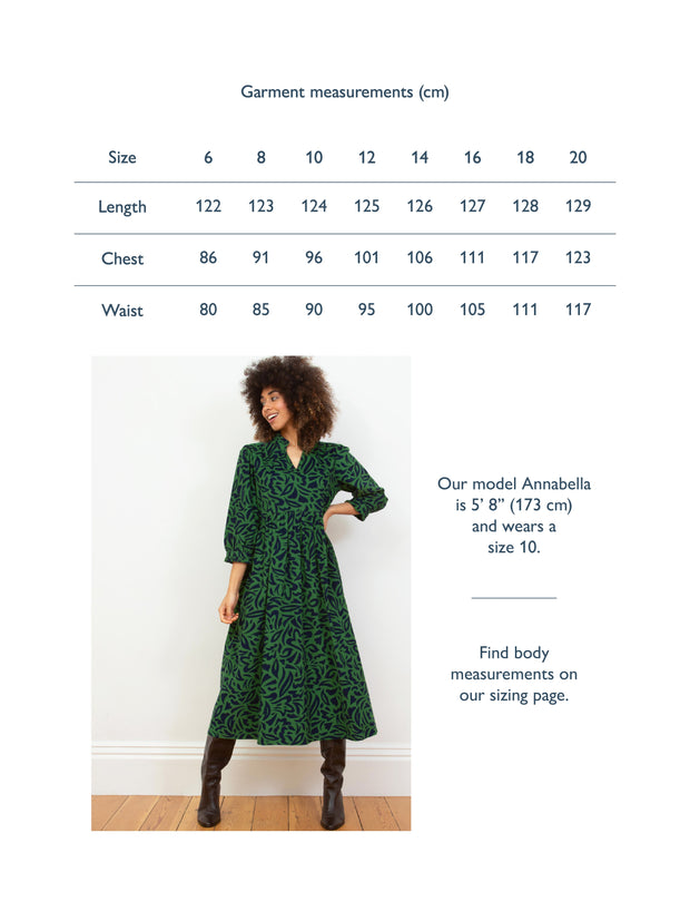 Charborough 3/4 sleeve cord dress