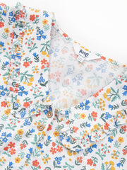 Crendell dolly collar twill blouse