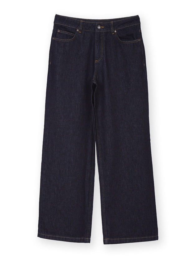 Wareham wide leg denim jeans