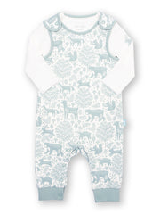 Woodland walk dungaree set