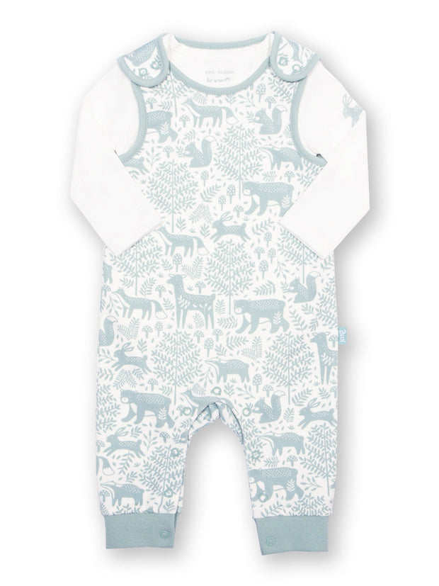 Woodland walk dungaree set
