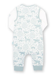 Woodland walk dungaree set