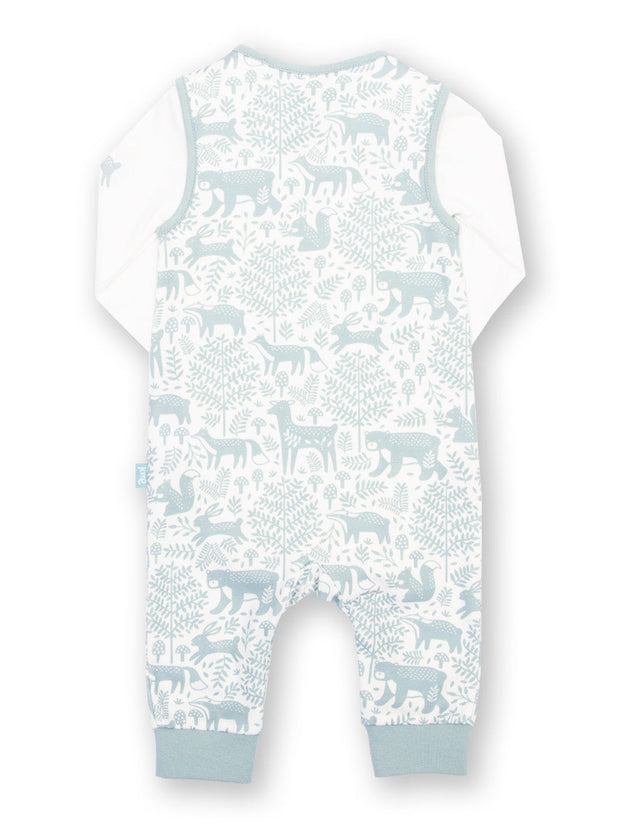 Woodland walk dungaree set