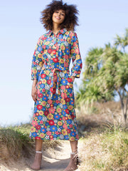 Morcombelake 3/4 sleeve poplin dress
