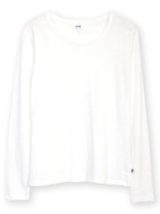 Sandford slub jersey top ecru
