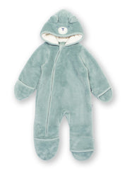 Baby bear fleece pramsuit