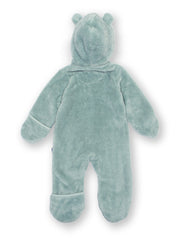 Baby bear fleece pramsuit