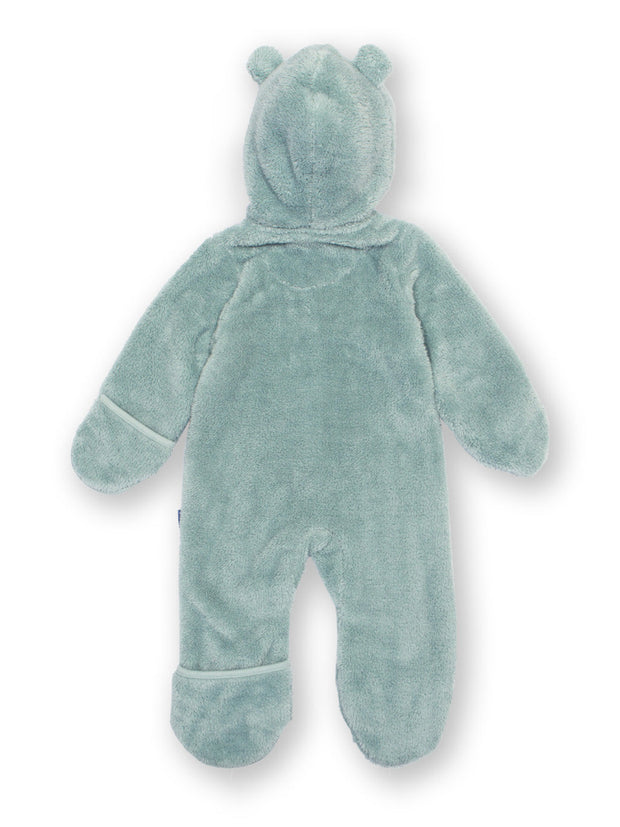 Baby bear fleece pramsuit