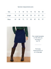 Poyntington cord skirt