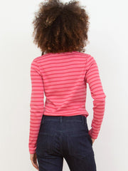 Portesham jersey top rosey stripe