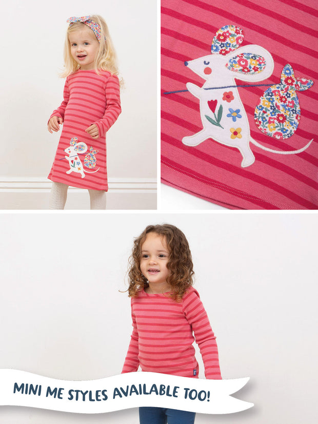 Portesham jersey top rosey stripe
