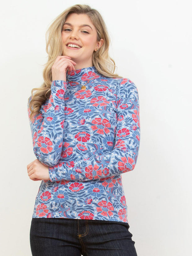 Bagber turtle neck jersey top thumbelina