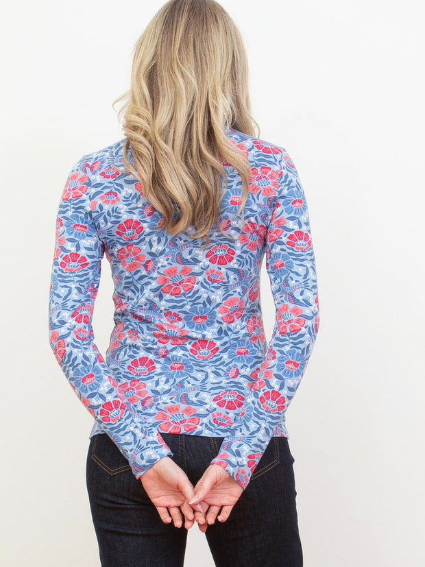 Bagber turtle neck jersey top thumbelina