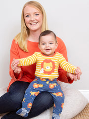 Lion and mouse leggings