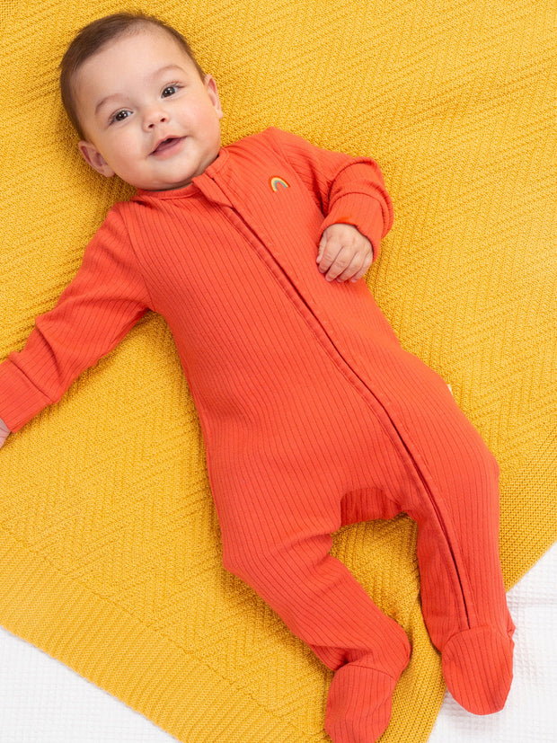Little rainbow sleepsuit