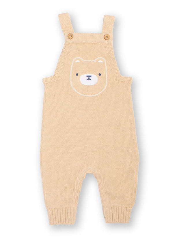 Baby bear knit dungarees