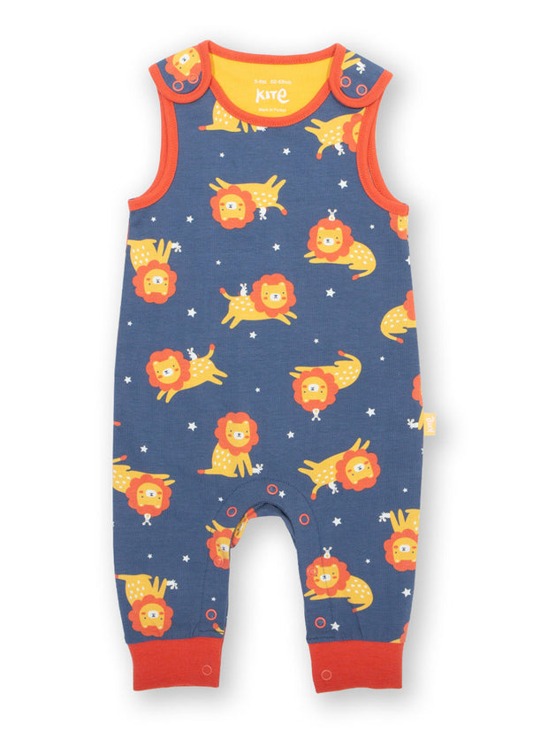 Lion and mouse dungarees