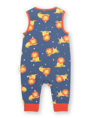 Lion and mouse dungarees
