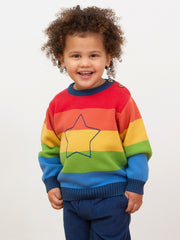 Rainbow star jumper