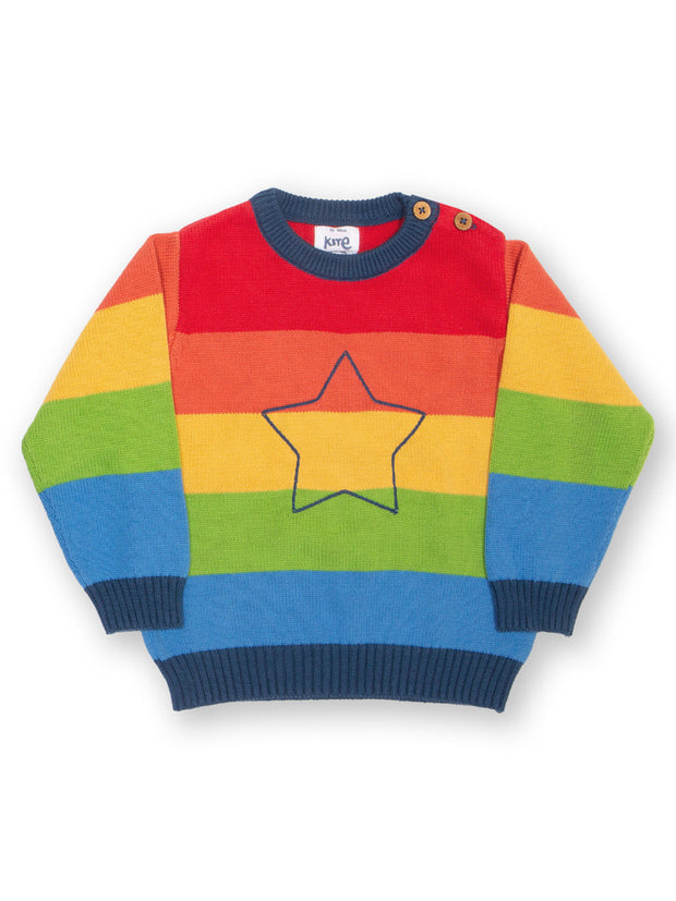 Rainbow star jumper