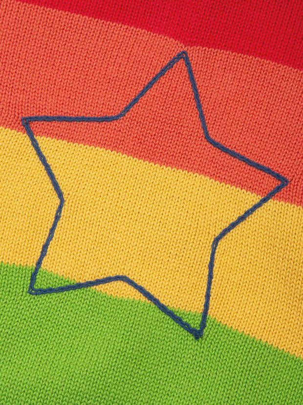 Rainbow star jumper