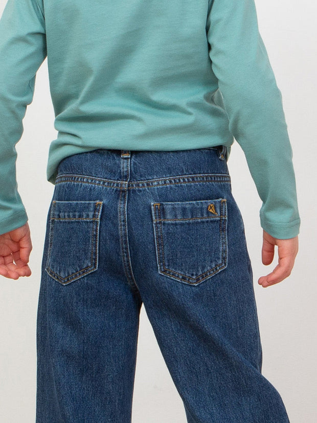 Relaxed denim jeans