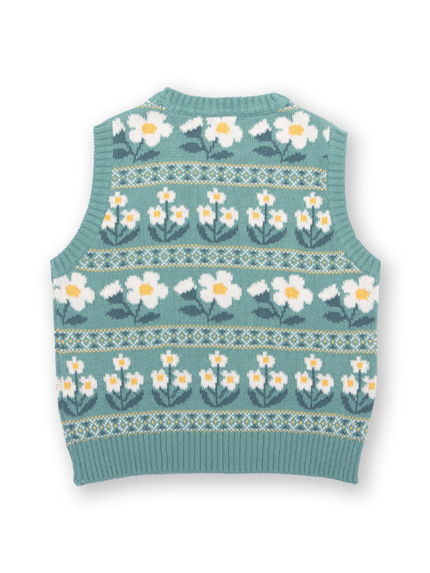 Pixie petals knit vest