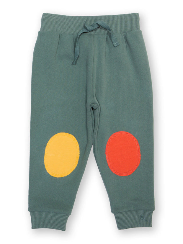 Knee patch joggers