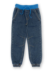 Denim joggers