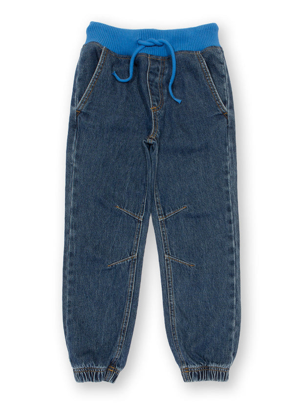 Denim joggers
