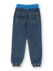 Denim joggers