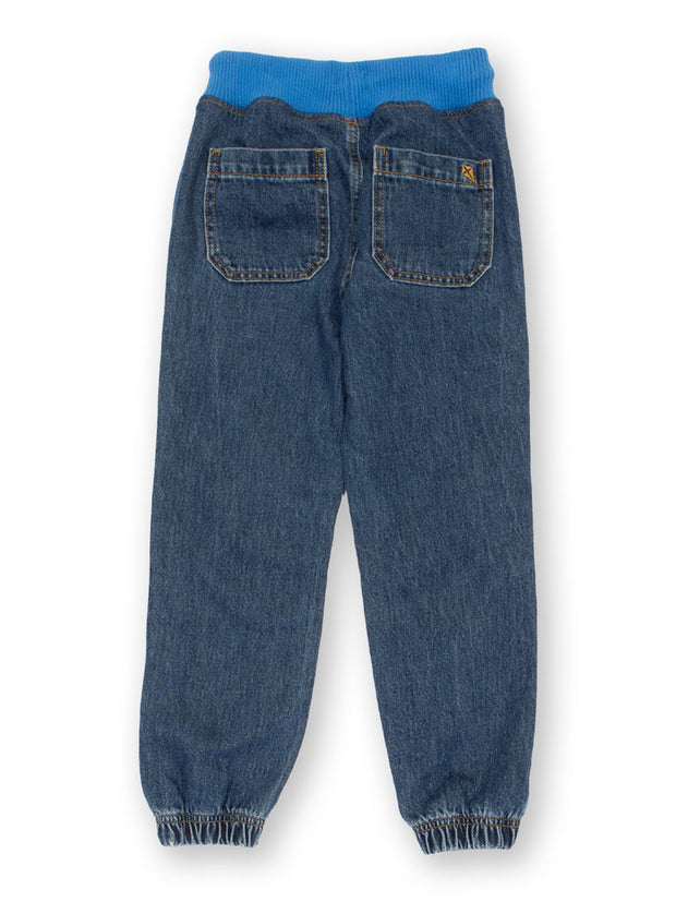 Denim joggers