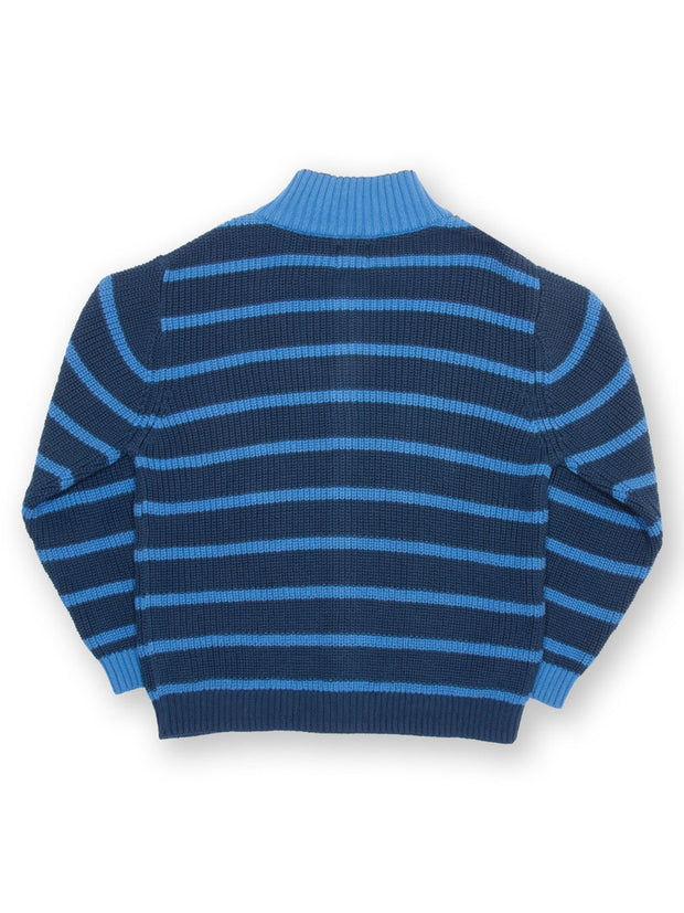 Chunky knit zippy