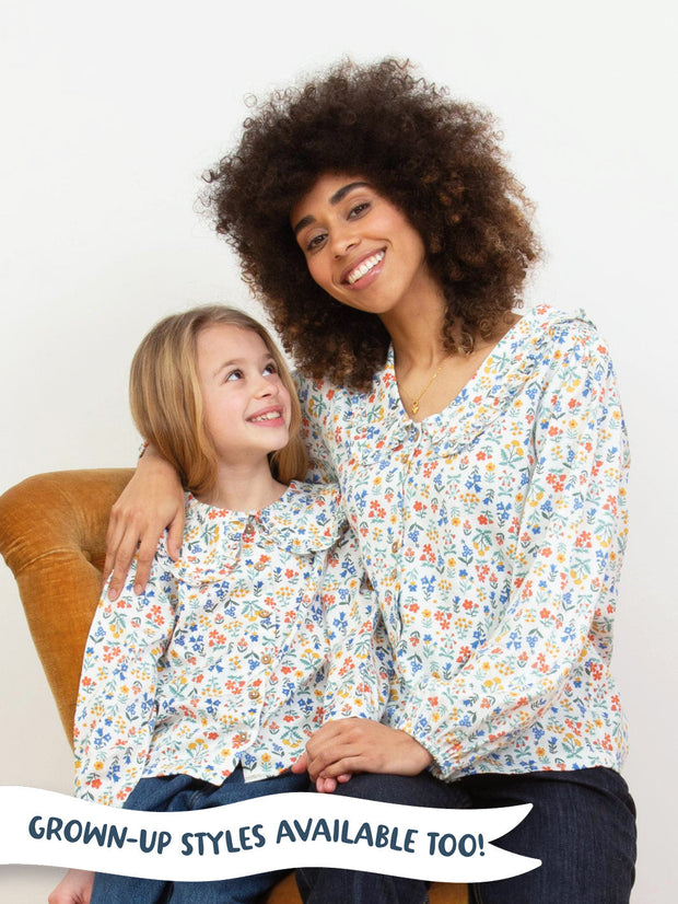 Fairy flowers blouse