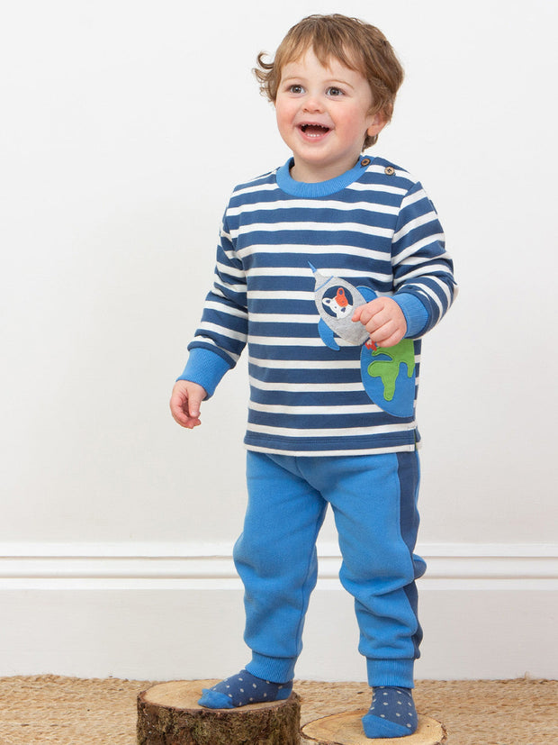 Jump in joggers cornflower