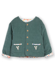 Fairy flowers quilted jacket