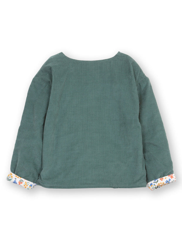 Fairy flowers quilted jacket