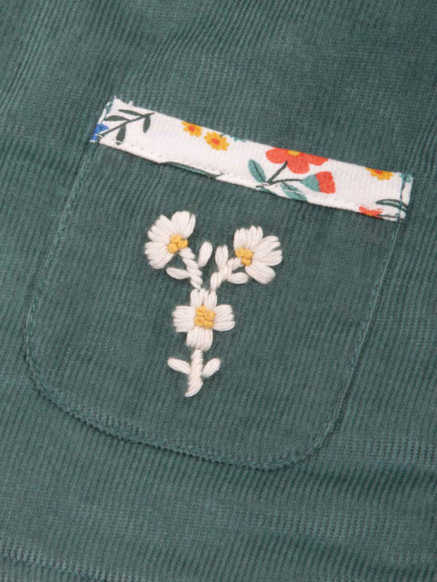 Fairy flowers quilted jacket