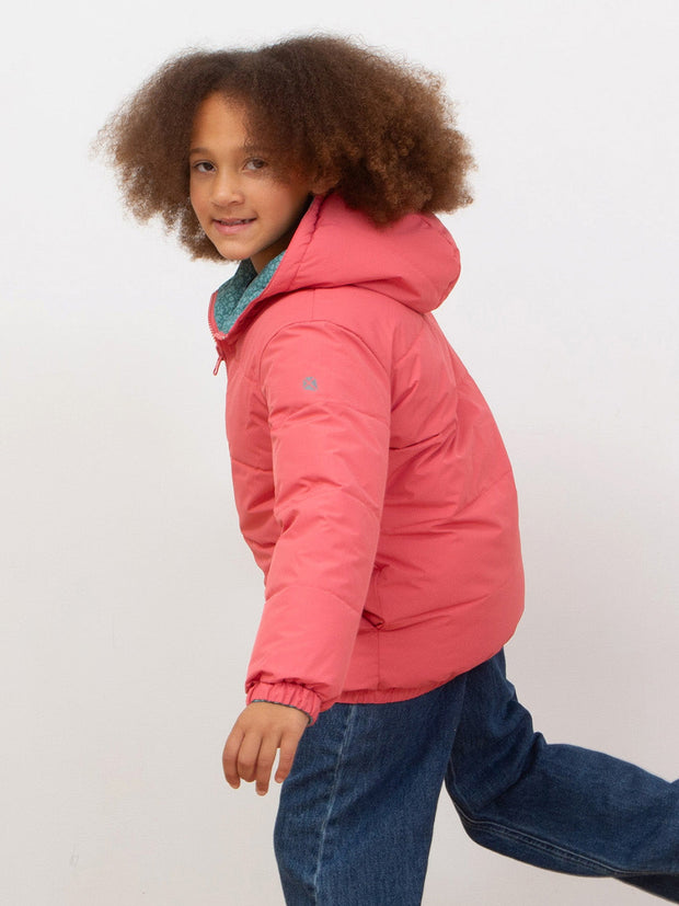 Pixie petals reversible cocoon coat