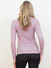Bagber Turtle Neck Jersey Top Ditsy Tales