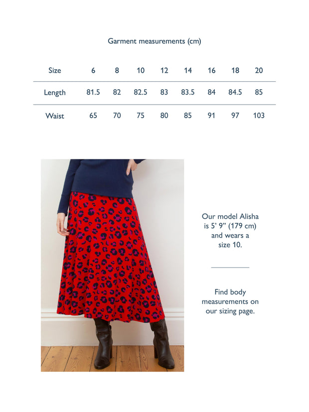 Shaftesbury Jersey Skirt