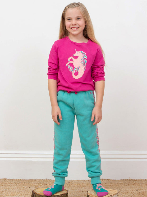 Side Stripe Joggers Ditsy Tales