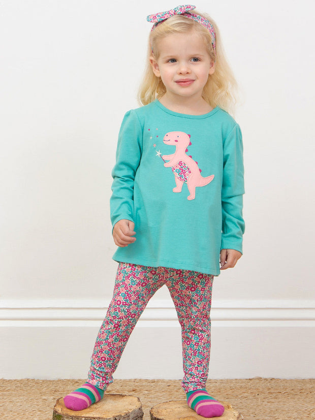 Ditsy Tales Leggings Pink
