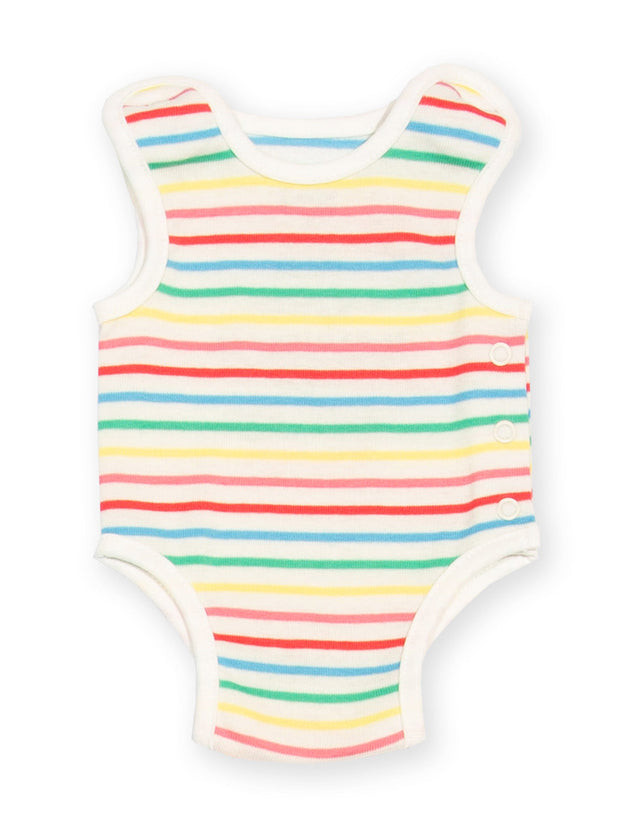 My First Vest Rainbow Stripe