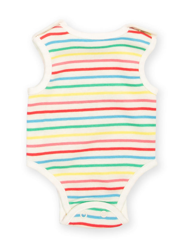 My First Vest Rainbow Stripe