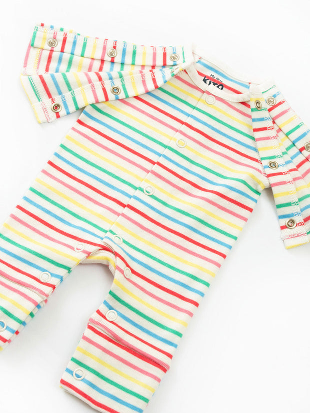 My First Sleepsuit Rainbow Stripe