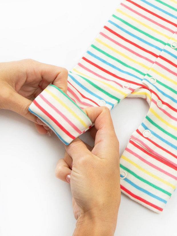 My First Sleepsuit Rainbow Stripe