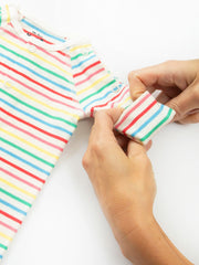 My First Sleepsuit Rainbow Stripe