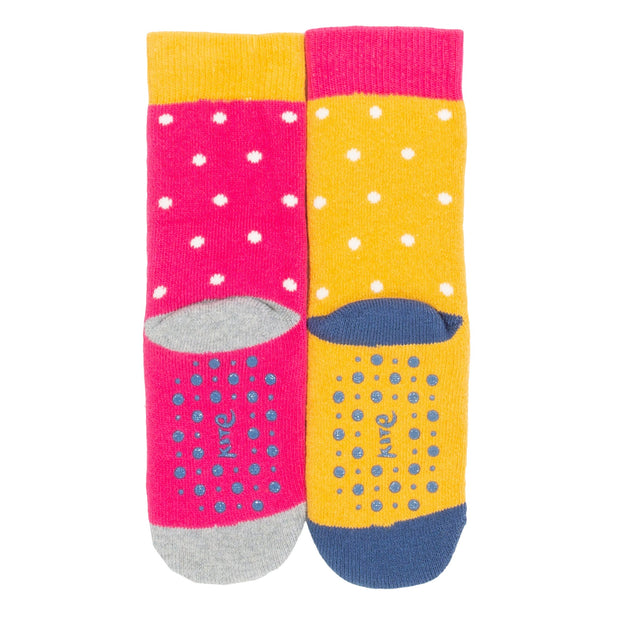 Flat shot of pet pals grippy socks