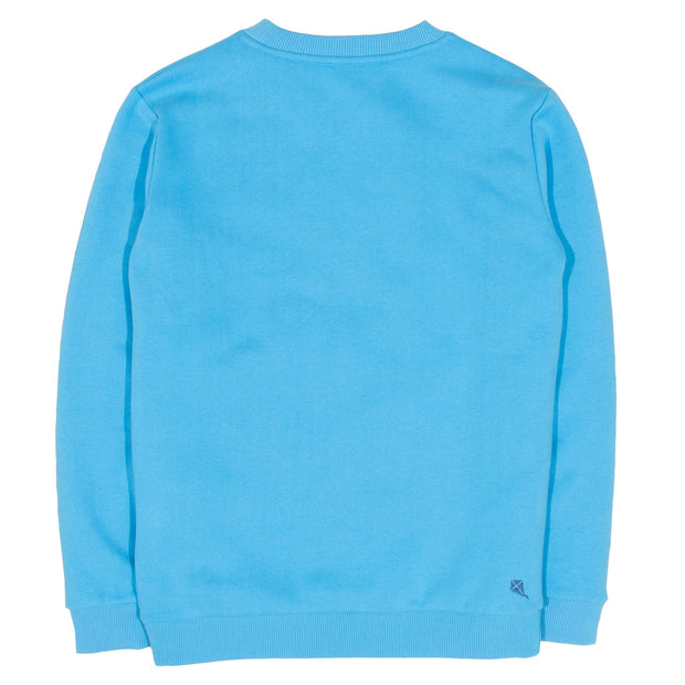 Flat shot of whitecliff sweatshirt blue